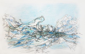 water version blue 